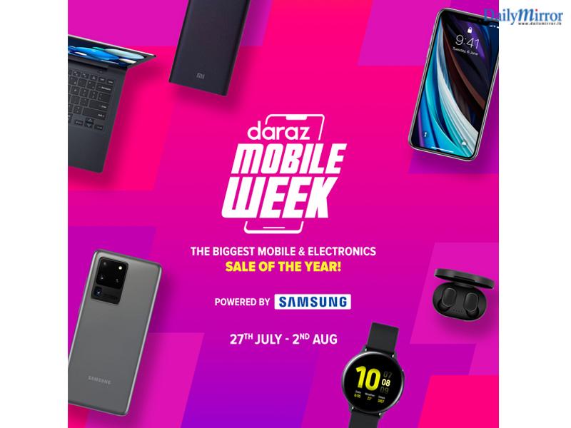 Daily Mirror Daraz brings back Mobile Week, the biggest mobile and