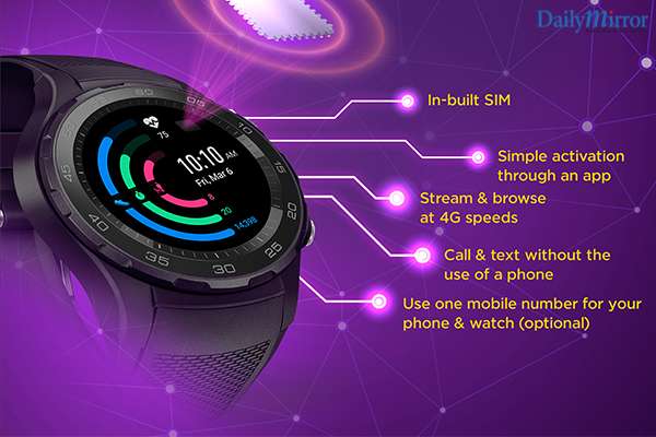 Daily Mirror Dialog Introduces The Huawei Watch 2 As The First Esim Enabled Device In Sri Lanka